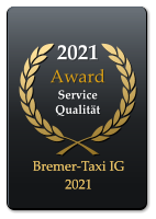 2021 Award  Service Qualität  Bremer-Taxi IG 2021 Bremer-Taxi IG 2021