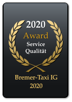 2020 Award  Service Qualität  Bremer-Taxi IG 2020 Bremer-Taxi IG 2020