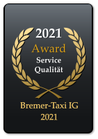 2021 Award  Service Qualität  Bremer-Taxi IG 2021 Bremer-Taxi IG 2021